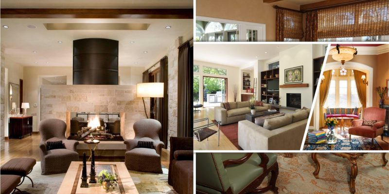 Perfectly blending living room ideas with earth-tone style 2