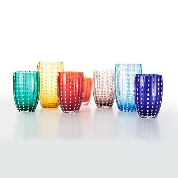 Captivating Colored Glassware To Make You Day Smiling