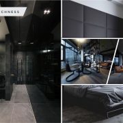 Picturesque apartment design with dark masculine interior 2
