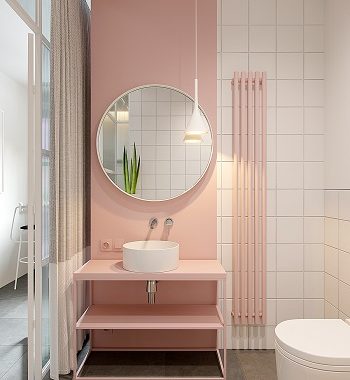 Lovable Pink Minimalist Bathroom Ideas As Your Best Intimate Space
