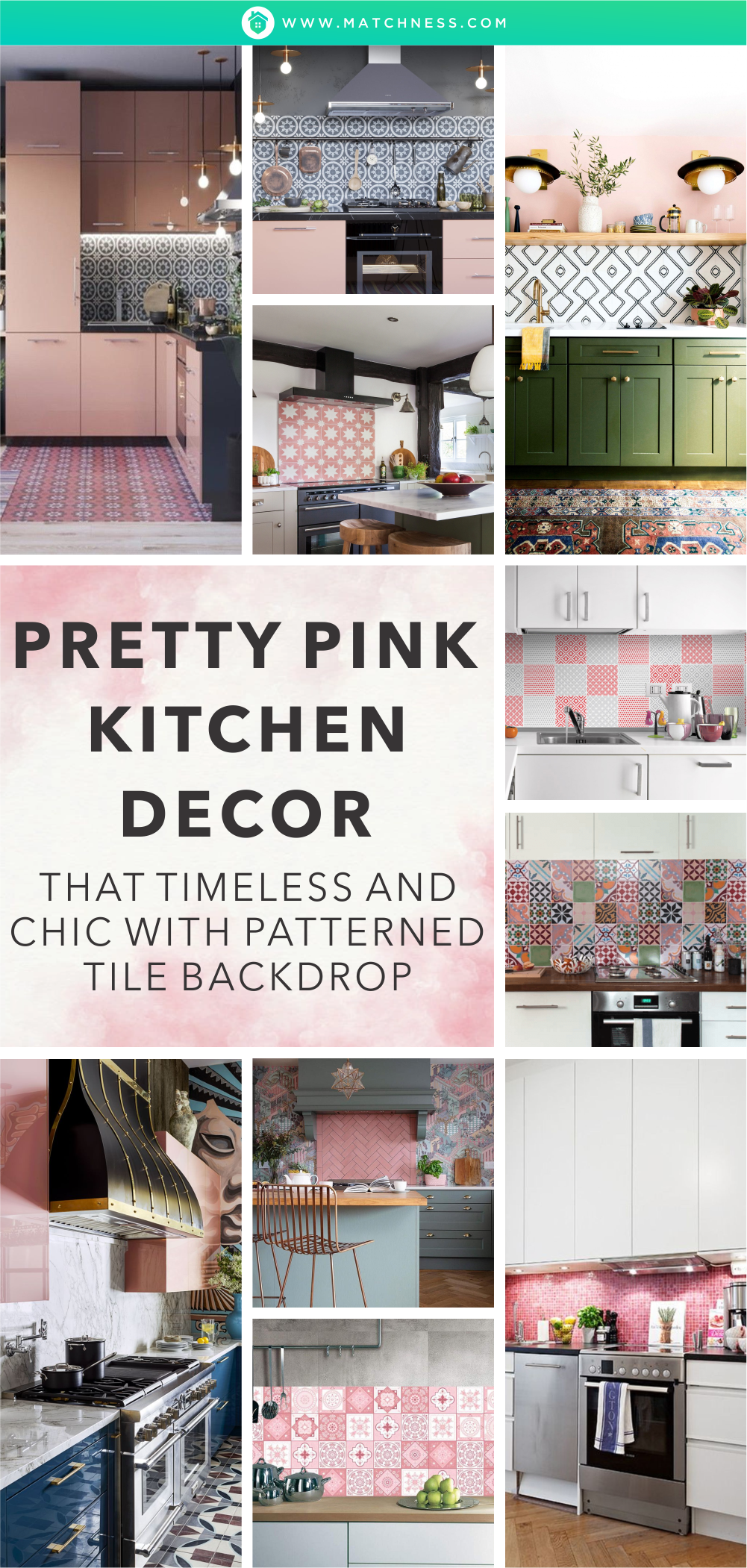 Pretty-pink-kitchen-decor-that-timeless-and-chic-with-patterned-tile-backdrop-1