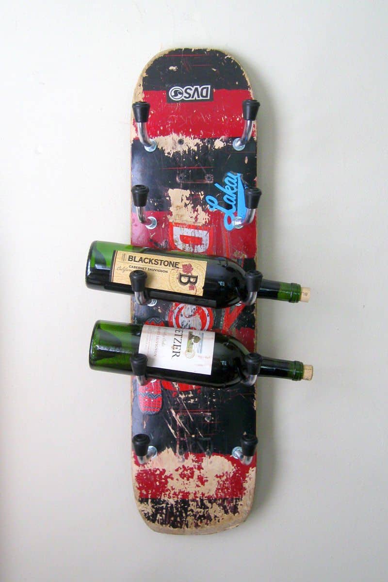 Recycled-skateboard-wine-rack-1