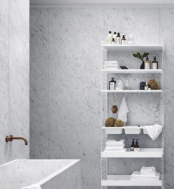 Keep Your Counters Clean With Minimalist Bathroom Storage
