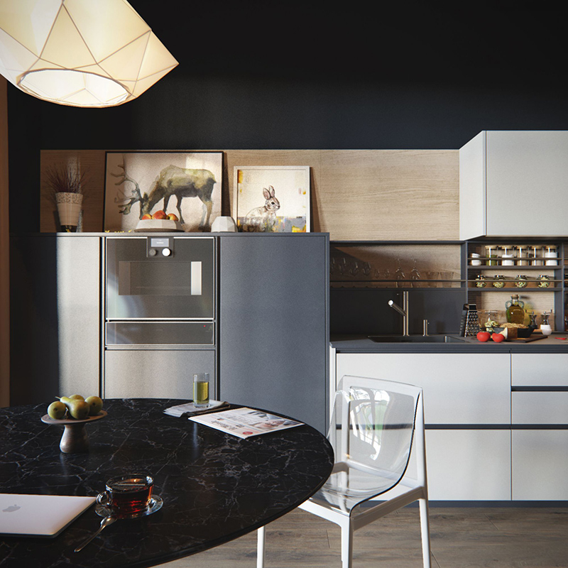 Small kitchen for condominium