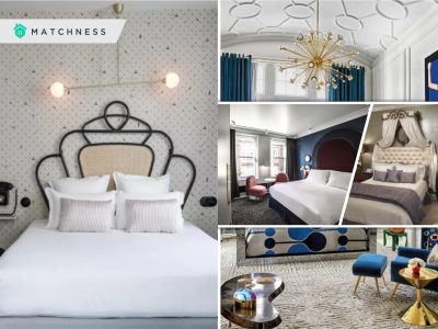 Sophisticated art deco bedroom with the essence of the original aesthetic point2