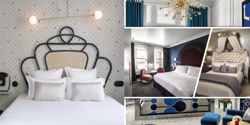 Sophisticated art deco bedroom with the essence of the original aesthetic point2