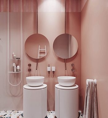 Lovable Pink Minimalist Bathroom Ideas As Your Best Intimate Space