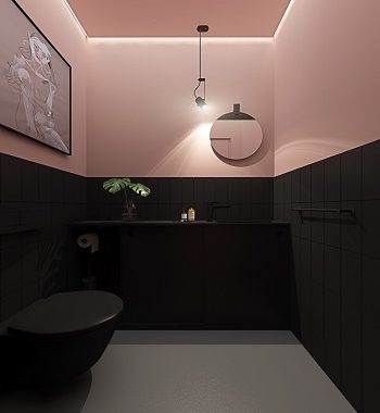 Lovable Pink Minimalist Bathroom Ideas As Your Best Intimate Space