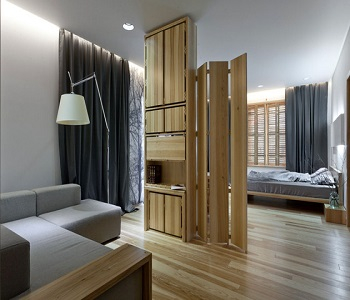 Earthy Interior Decor Of Wooden Bedroom To Envy In Every Angel