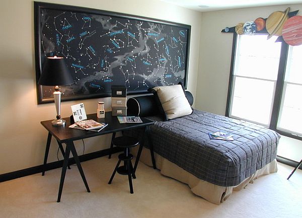 Bedroom-decoration-with-a-space-theme