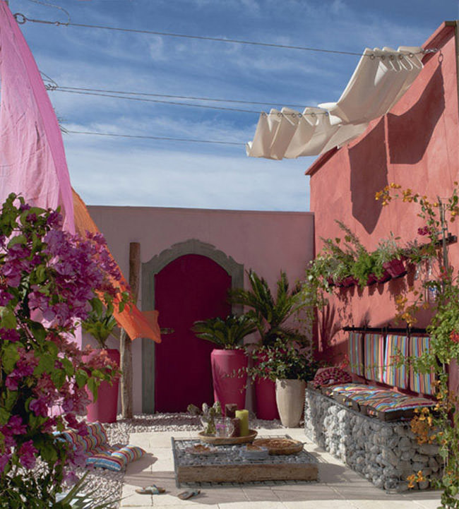 Colorful-outdoor-space