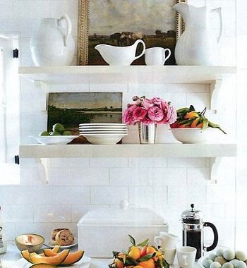 15 Marvelous Ideas For Kitchen Floating Shelve in White Color That You Need To Try Immediately