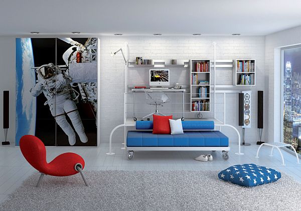 Living-room-decorating-with-a-space-theme
