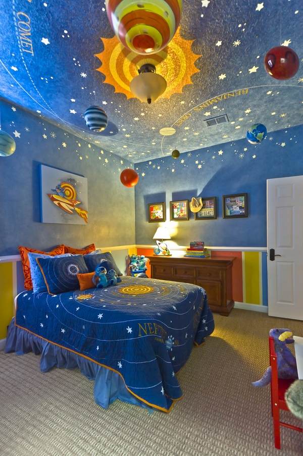 Modern-kids-bedroom-ceilings-ideas-solar-system-ceiling-design