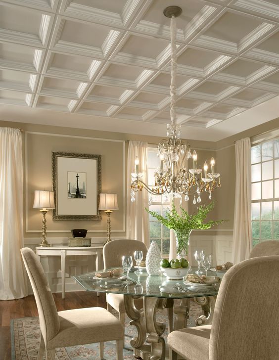 Pastel-coffered-ceiling-in-the-dining-room