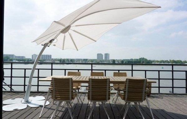 Sun-protection-modern-cantilever-outdoor-umbrella-dining-furniture-set