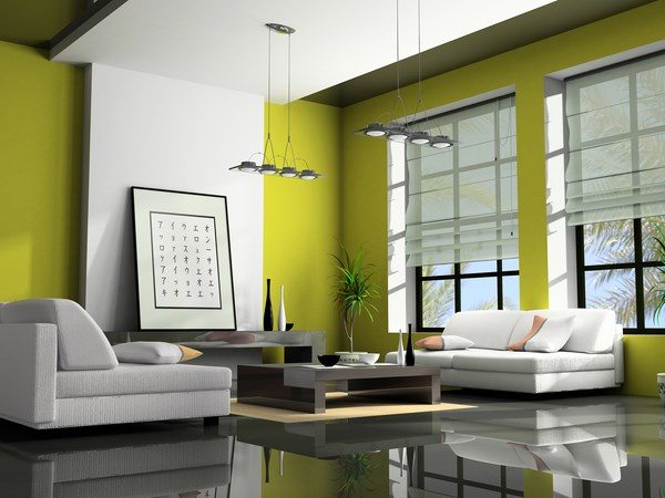 What-color-is-chartreuse-contemporary-living-room