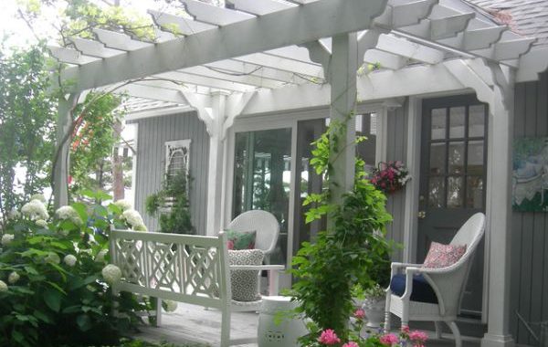 White-pergola-design