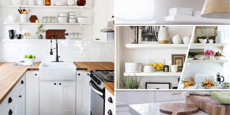 15 marvelous ideas for kitchen floating shelve in white color that you need to try immediately 5