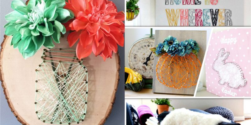 25 string art projects to beautify your home decoration2