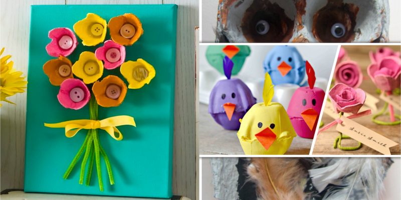 60 egg carton craft ideas for any utilization 2