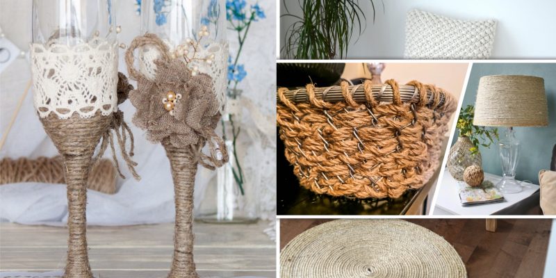 Bring the jute rope to complete your rustic home design 2