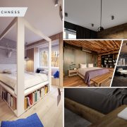 Earthy interior decor of wooden bedroom to envy in every angel 2