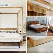 Extravagant yet elegant modern wooden bed design to make you feel back-to-nature 2