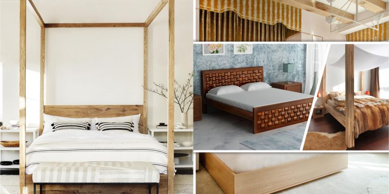 Extravagant yet elegant modern wooden bed design to make you feel back-to-nature 2