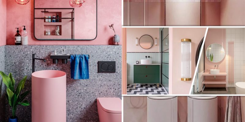 Lovable pink minimalist bathroom ideas as your best intimate space 2