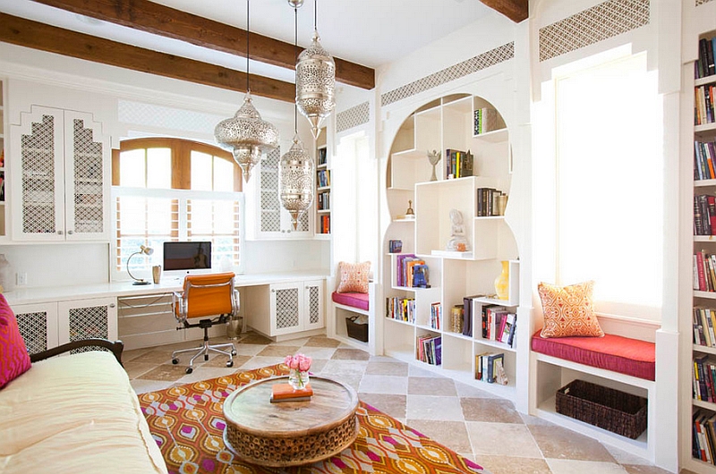 Multiple-architectural-details-curved-doorways-and-moroccan-inspired-lights-shape-this-living-room