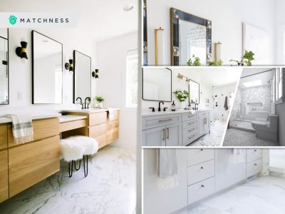 Simple satisfying bathroom vanity ideas for minimalist style.2