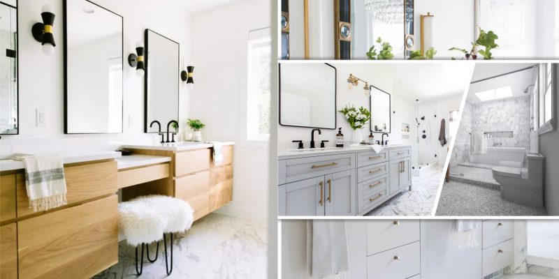 Simple satisfying bathroom vanity ideas for minimalist style.2
