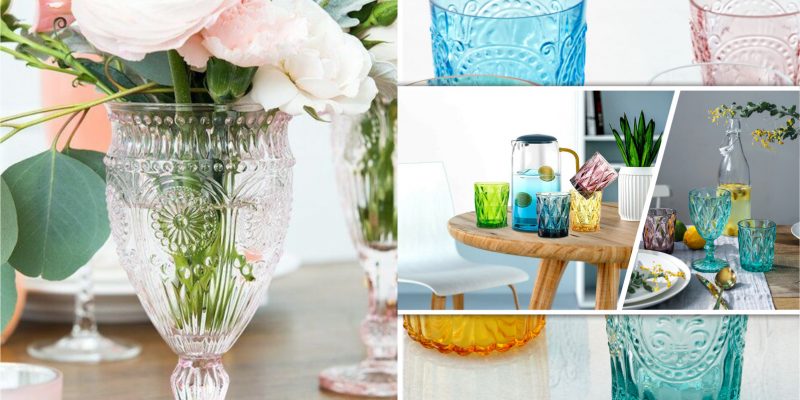 Special collection of vintage colored glassware you can buy 2