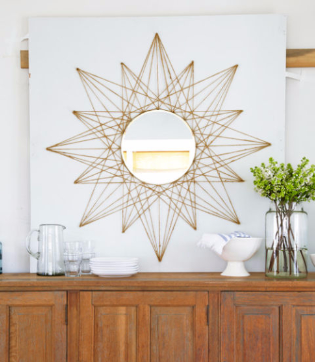 Sunburst-string-art