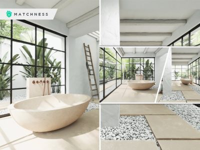 Vast bathroom design with naturally inspired adventure for a serenity atmosphere fi