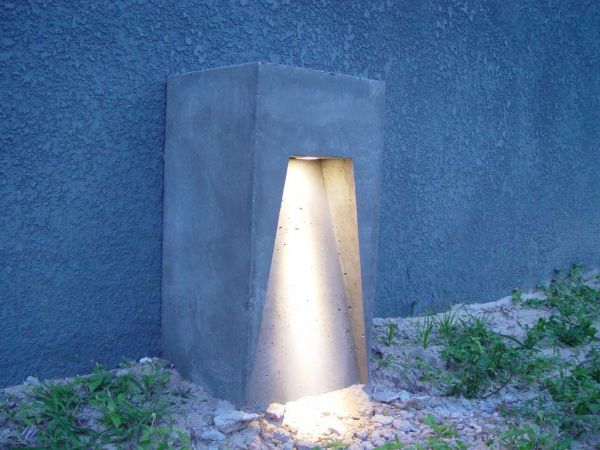 Concrete-lamp