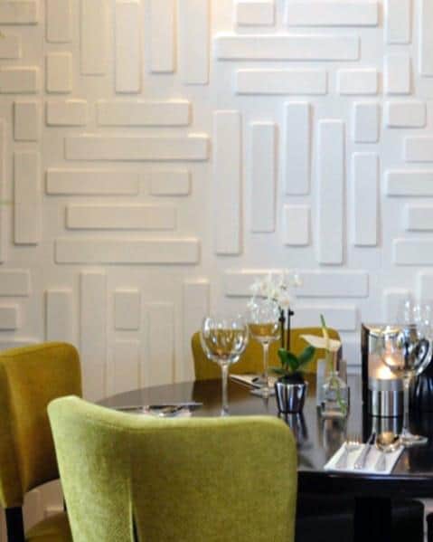 Dining-room-white-luxury-textured-wall-1