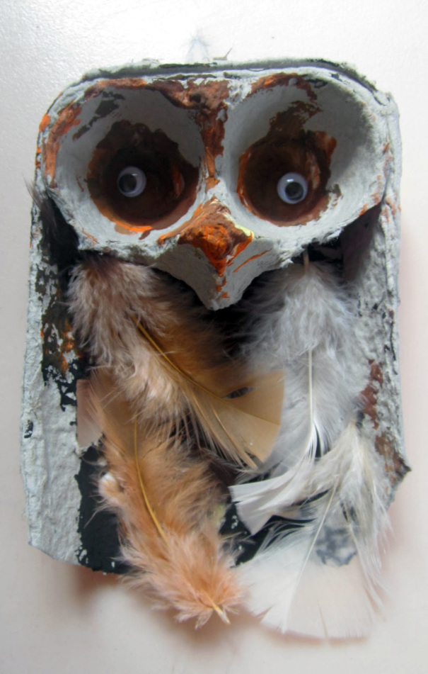 Owl-egg-carton-craft