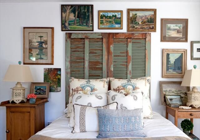 Shutters-headboard