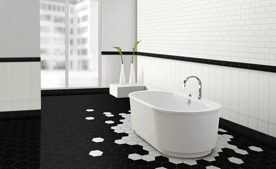 2-stunning-black-and-white-bathroom-with-hexagonal-tiles
