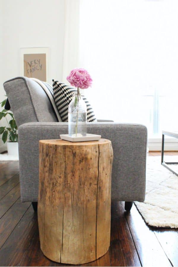 2.-the-diy-rustic-stump-side-table