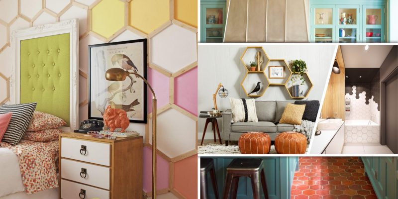 50 possibilities to apply honeycomb pattern to your home2