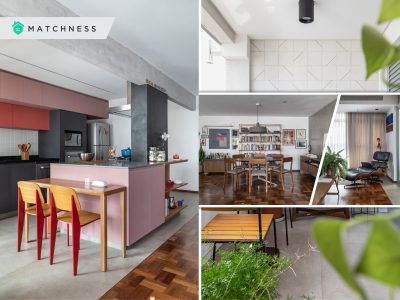 Apartment design with unusual colors and materials for a bold personality 2