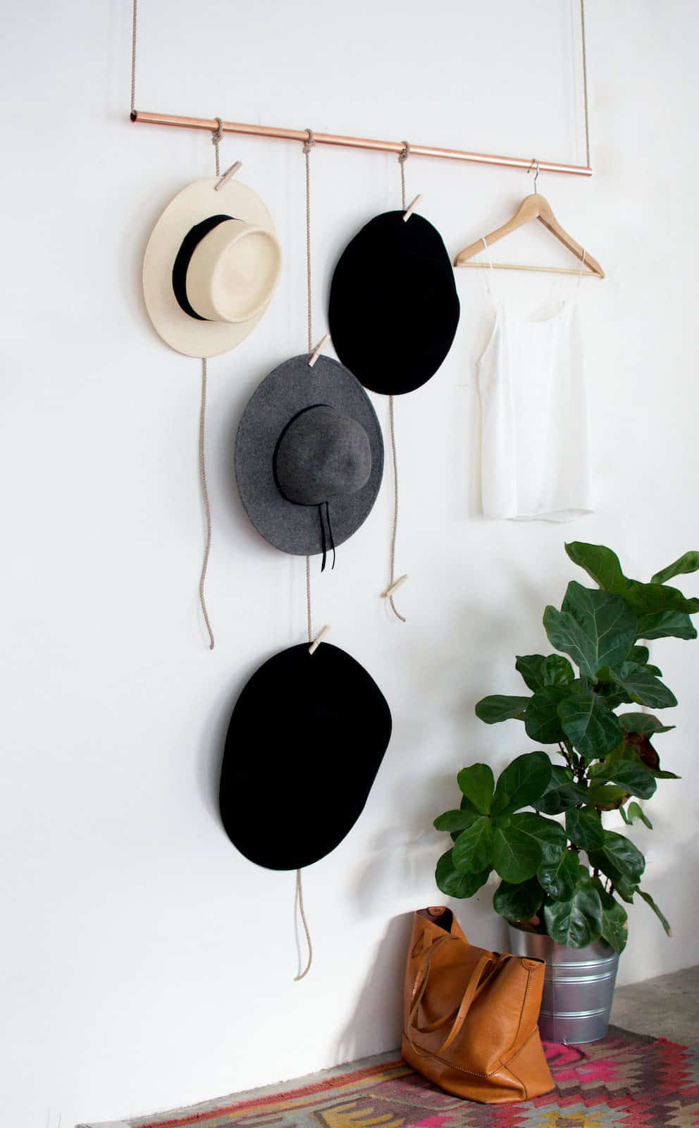 Diy-copper-hat-rack