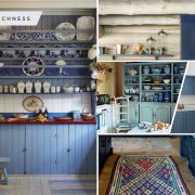 Gorgeous blue color plate racks ideas that give you a calming and noble feeling 1