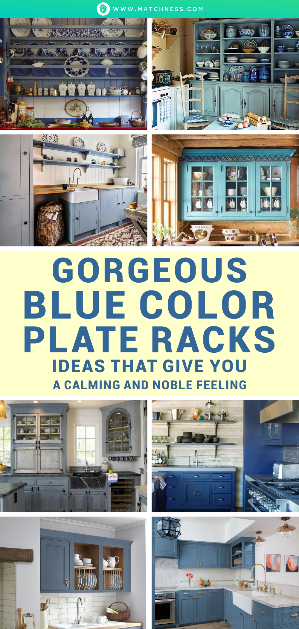 Gorgeous-blue-color-plate-racks-ideas-that-give-you-a-calming-and-noble-feeling-2