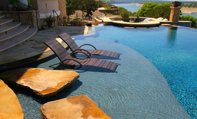 Pool-lounge-chairs-in-water