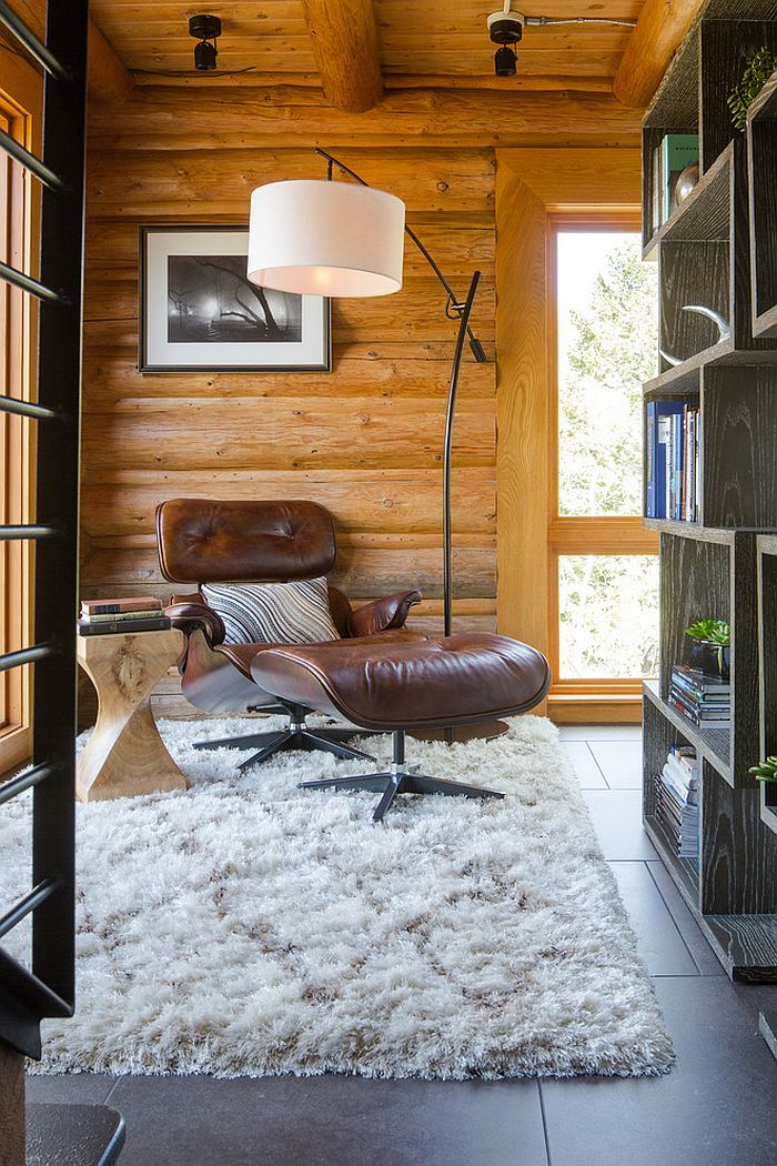 Reading-nook-combines-the-rustic-with-the-contemporary
