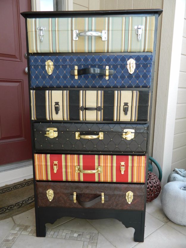 Suitcase-dresser